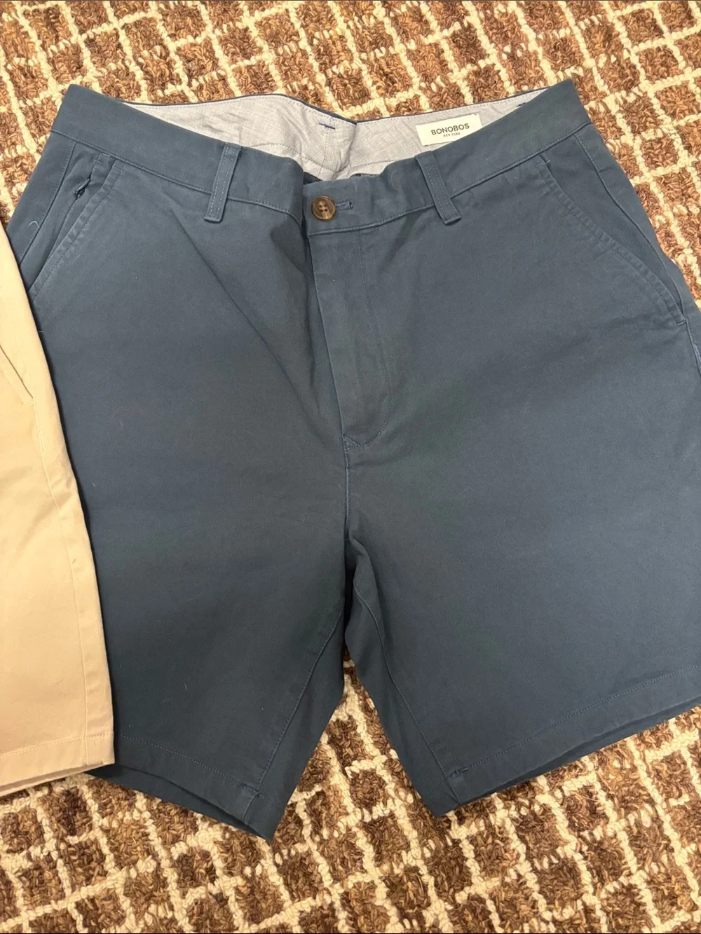 Bonobos Chin Blue and Stone Casual Shorts Bundle